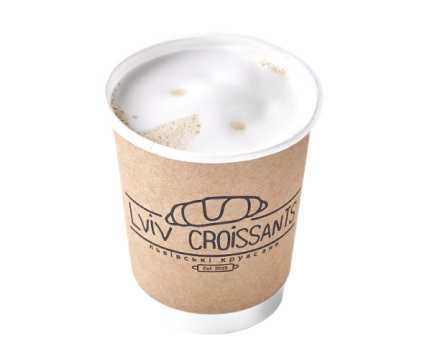 Odkryj nowy wymiar smaku z naszym Latte z Mlekiem Roślinnym w Lviv Croissants. Doskonała kawa dla tych, którzy cenią naturalność i smakowite doznania.