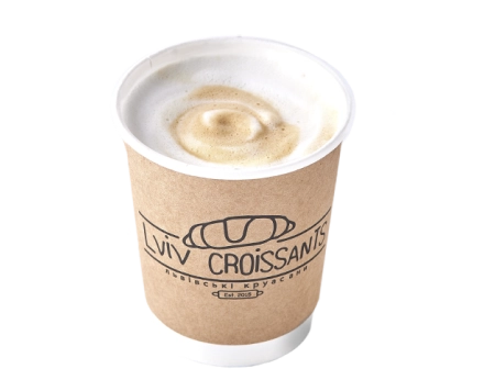 Nawet w letnie dni możesz delektować się smakiem ulubionego Cappuccino. Spróbuj teraz w Lviv Croissants!