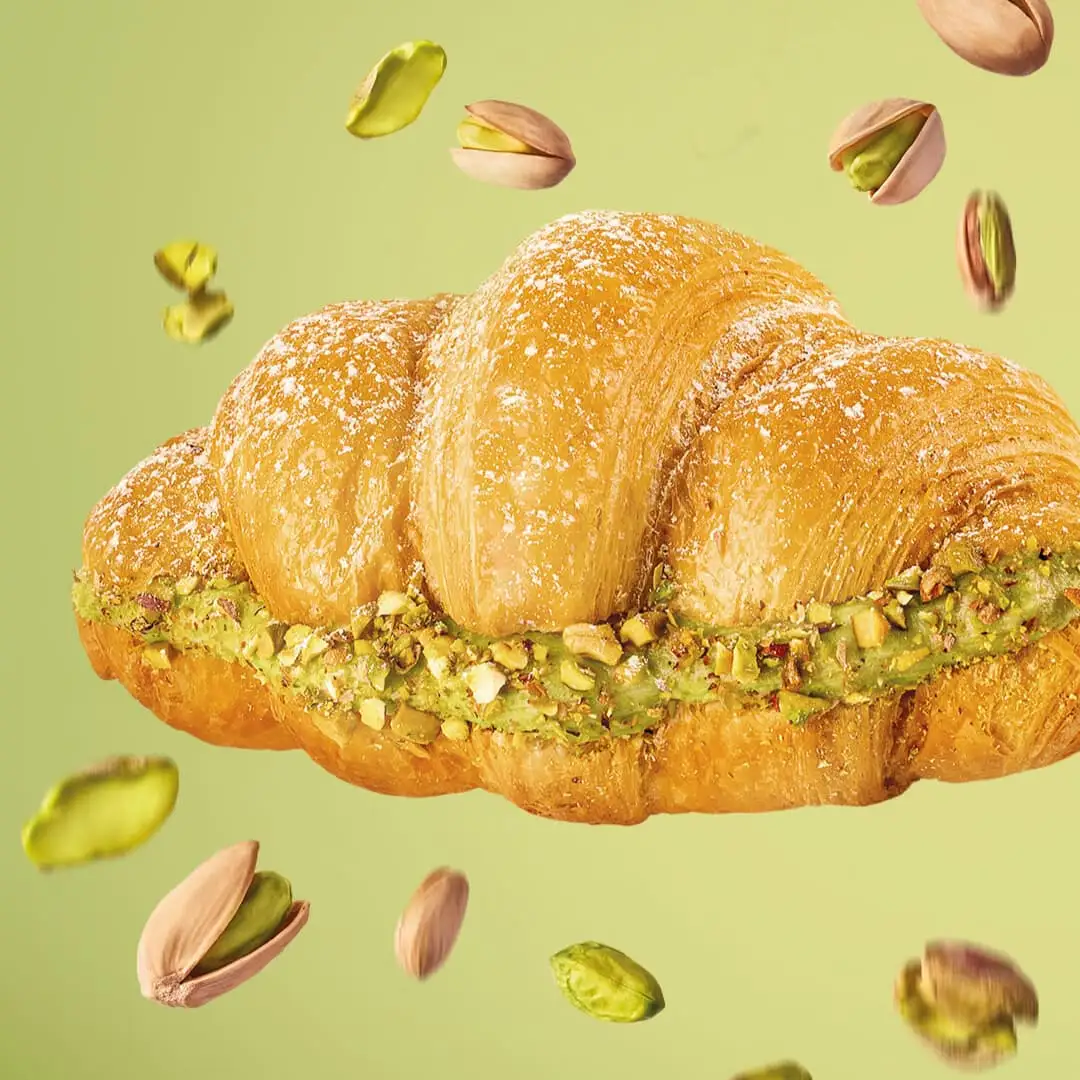 Rozkoszuj się niezwykłym smakiem - Kruasan z pistacjami. Lviv Croissants w najlepszym wydaniu