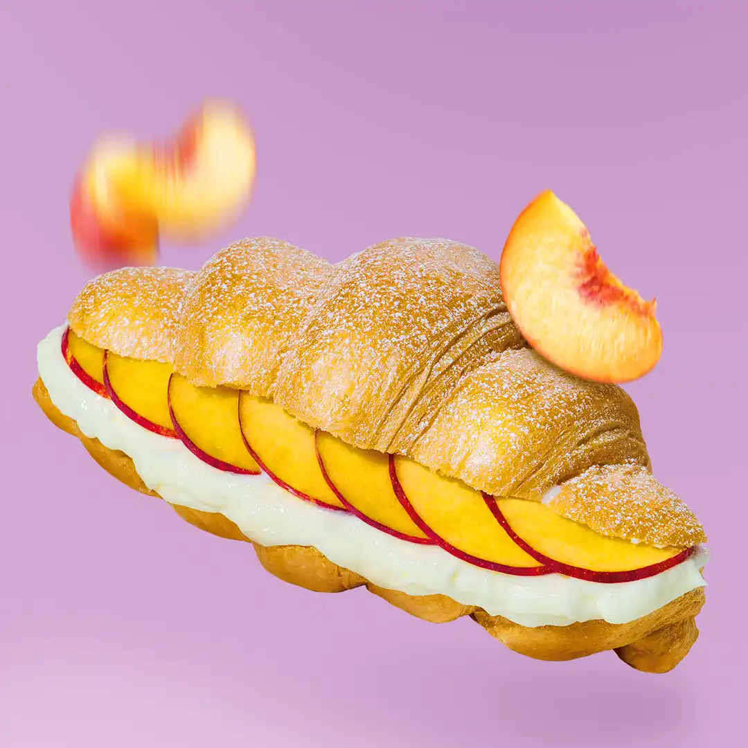 Croissant z Brzoskwinią – połączenie słodkości i lekkości!
