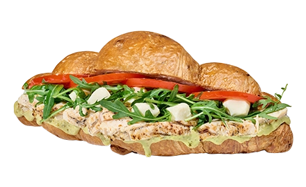 Mediterranean Chicken Croissant Sandwich
